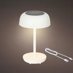 KAEMINGK Lampe de table solaire 100 lumens (H29 cm) Singapour Blanc Sale