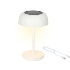 KAEMINGK Lampe de table solaire 100 lumens (H29 cm) Singapour Blanc Sale