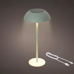 KAEMINGK Lampe de table solaire 100 lumens (H33 cm) Malibu Vert menthe New