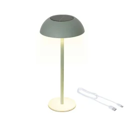 KAEMINGK Lampe de table solaire 100 lumens (H33 cm) Malibu Vert menthe New