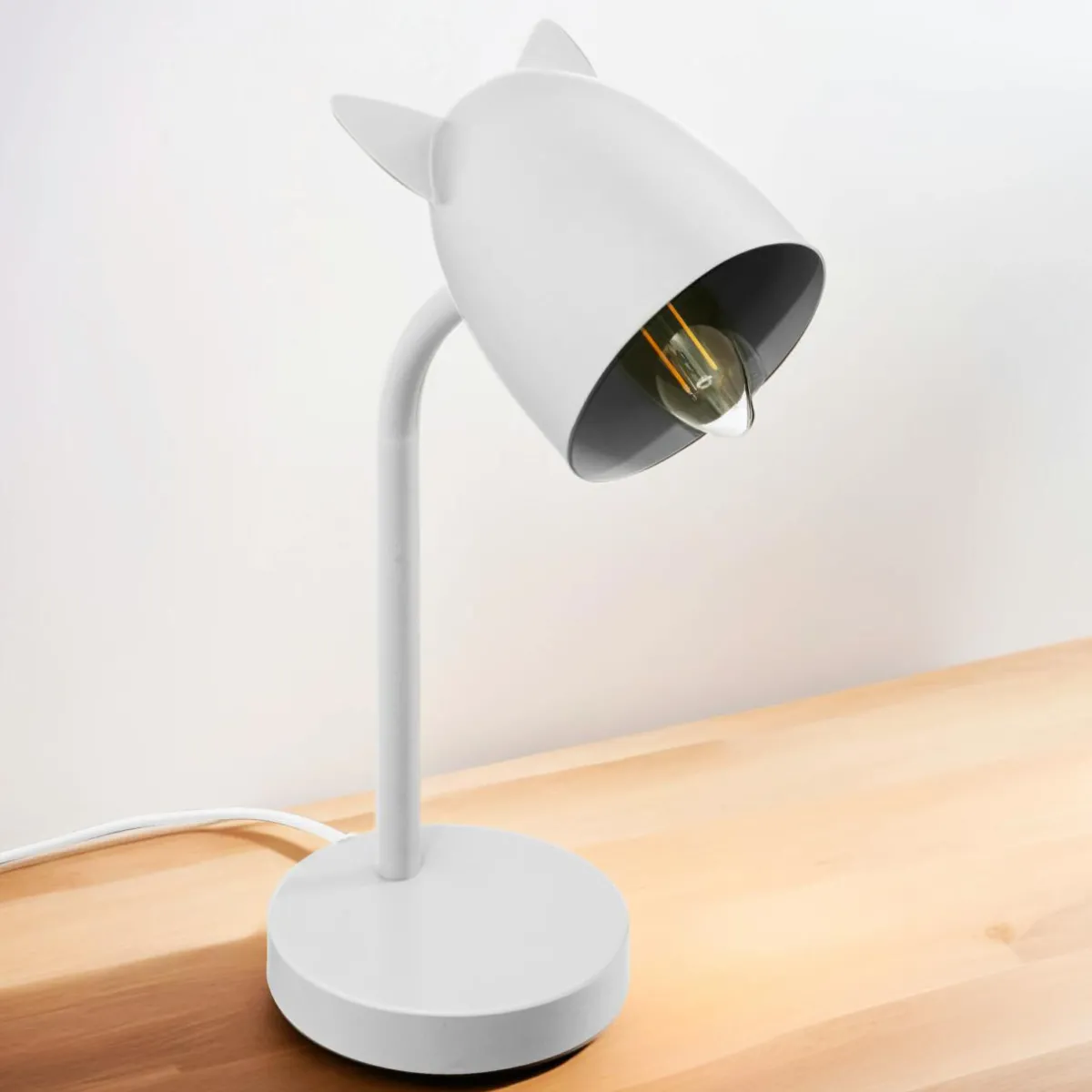 Atmosphera createur d'interieur for kids Lampe enfant à poser (H31 cm) Oreilles he Blanc Best