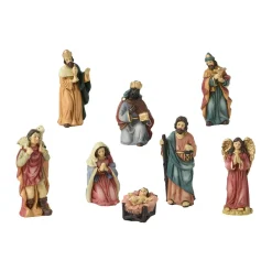 KAEMINGK Les 8 santons (Hauteur 15 cm) de Valentine Multicolore Best