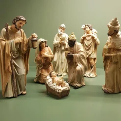 KAEMINGK Les 7 santons (Hauteur 20 cm) de Florence Sale