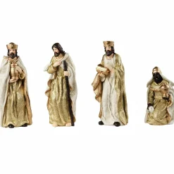 KAEMINGK Les 8 santons (Hauteur 15 cm) de Mario Or New