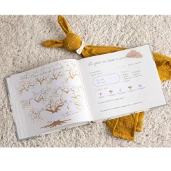 Atmosphera createur d'interieur for kids Livre de naissance (24 x 27 cm) Arc en ciel Vert Online