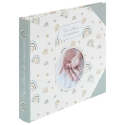 Atmosphera createur d'interieur for kids Livre de naissance (24 x 27 cm) Arc en ciel Vert Online