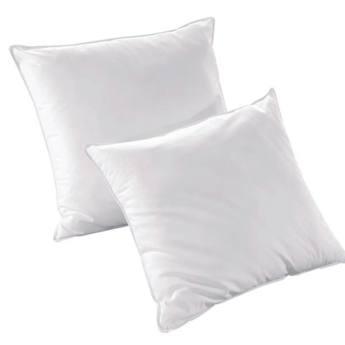 EMINZA Lot Couette chaude anti-acariens (240 x 220 cm) + 2 Oreillers (60 x 60 cm) Comète he Blanc Clearance