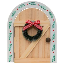 JJA Lot de 10 accessoires déco en bois (H17 cm) Porte de petite souris Multicolore Sale