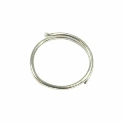 LUANCE Lot de 10 anneaux tringle rideau (D25 mm) Métal Brisé Argent Clearance