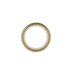 LUANCE Lot de 8 anneaux tringle rideau métal (D28 mm) Lino Or Discount