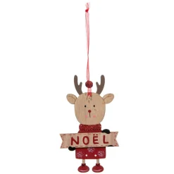Feeric Lights & Christmas Lot de 3 bottes (H11 cm)Premier Noël Rouge Hot