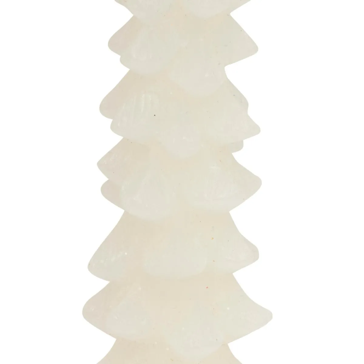 JJA Lot de 2 bougies bâton en cire (H25 cm) Sapin Blanc Sale