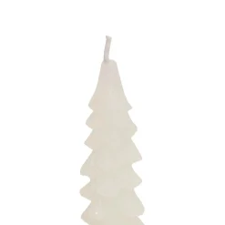 JJA Lot de 2 bougies bâton en cire (H25 cm) Sapin Blanc Sale