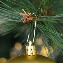 EMINZA Lot de 20 boules de Noël assties New Alpine Or Discount