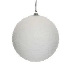 JJA Lot de 12 boules de Noël assortie Neige fraiche he Blanc Outlet
