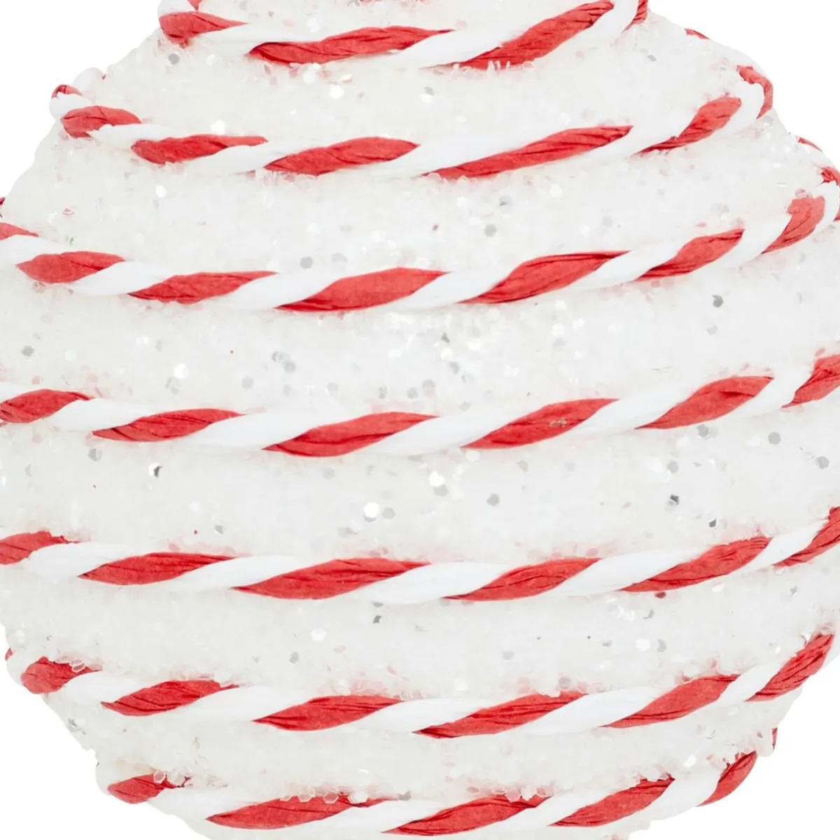 JJA Lot de 22 boules de Noël assorties Rayé Fantaisie et Blanc Rouge Clearance