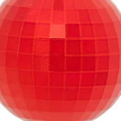 JJA Lot de 14 boules de Noël (D160 mm) Miroir Rouge Best