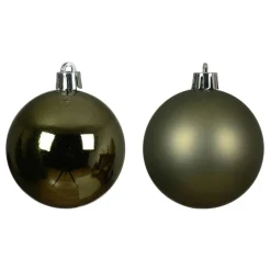 KAEMINGK Lot de 30 boules de Noël (D60 mm) Aravis Vert romarin Best