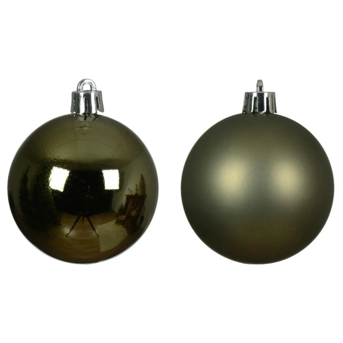 KAEMINGK Lot de 30 boules de Noël (D60 mm) Aravis Vert romarin Best