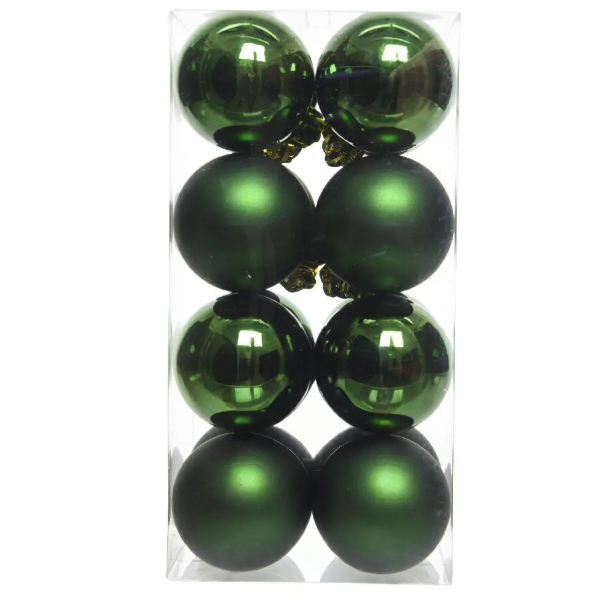 KAEMINGK Lot de 16 boules de Noël (D40 mm) Aravis Vert sapin