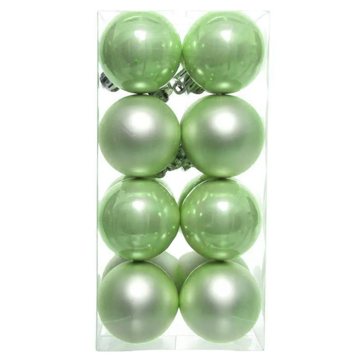 KAEMINGK Lot de 16 boules de Noël (D40 mm) Aravis Vert thé matcha Vert matcha Online