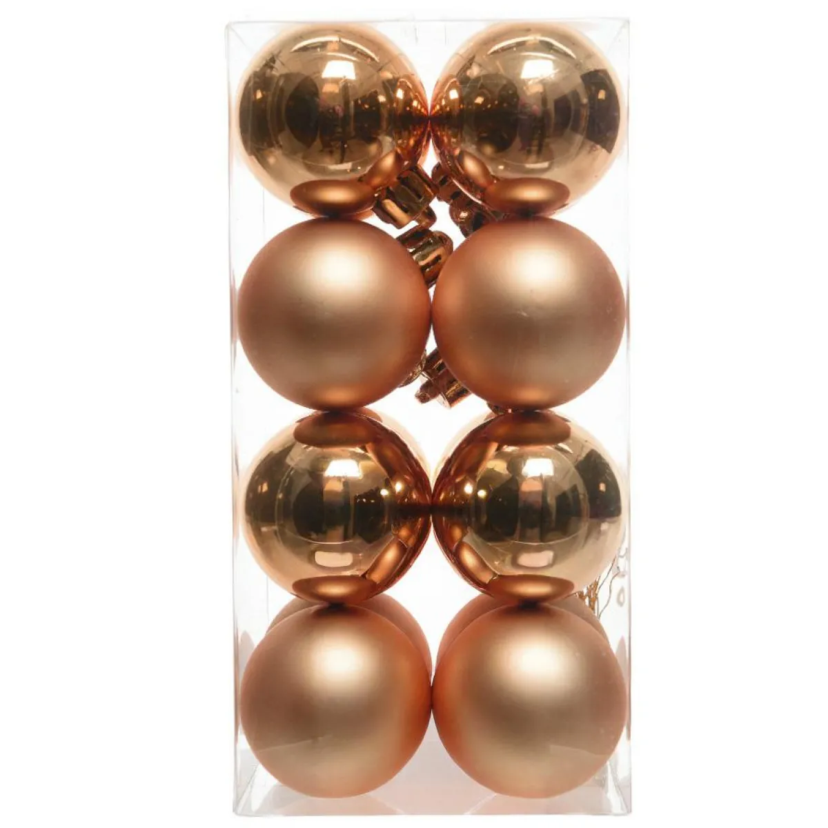 KAEMINGK Lot de 16 boules de Noël (D40 mm) Aravis Cognac Best