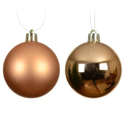 KAEMINGK Lot de 16 boules de Noël (D40 mm) Aravis Cognac Best