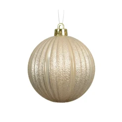 KAEMINGK Lot de 6 boules de Noël (D80 mm) Glitter Perle Best