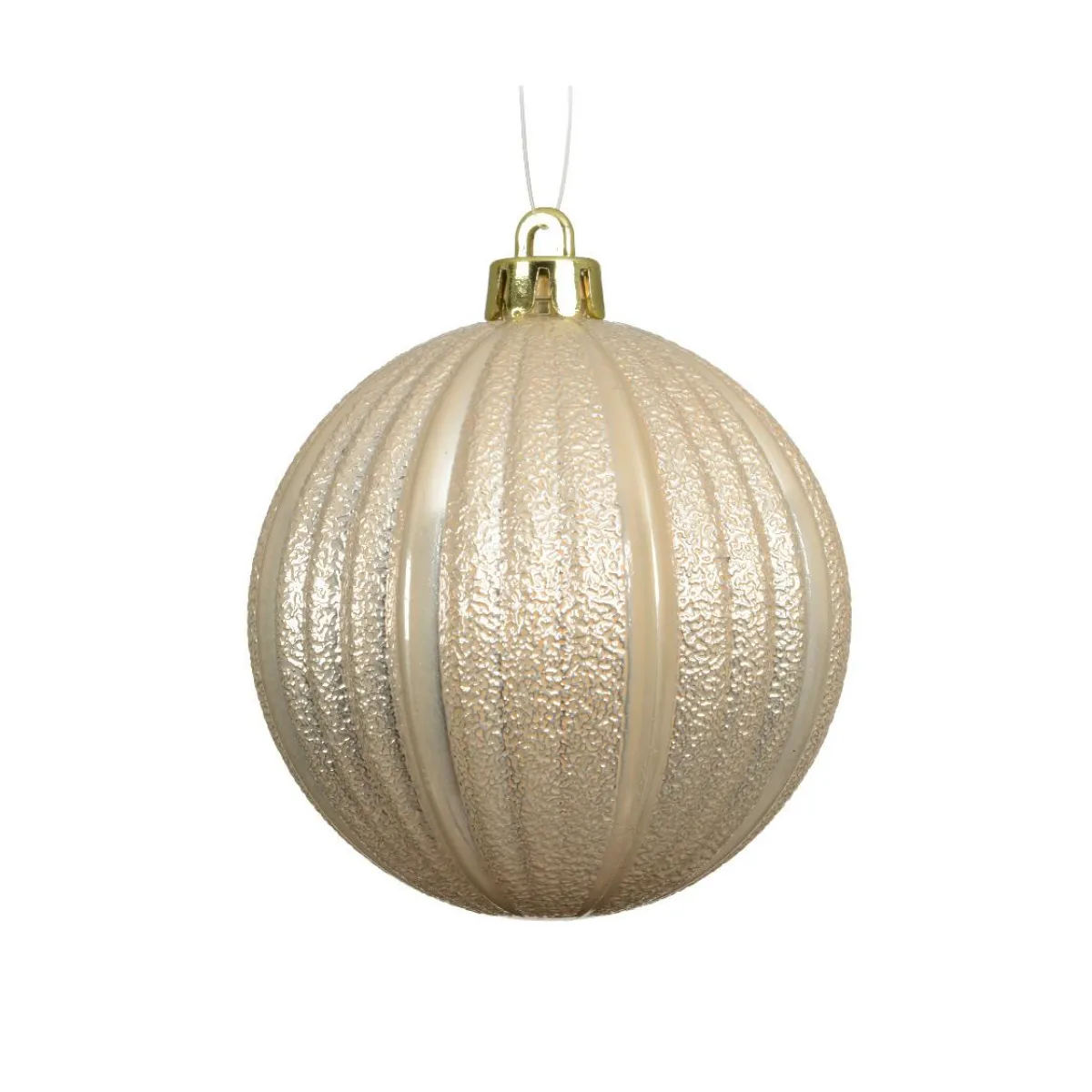 KAEMINGK Lot de 6 boules de Noël (D80 mm) Glitter Perle Best