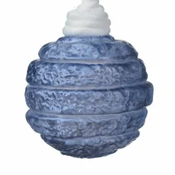 KAEMINGK Lot de 3 boules de Noël (D80 mm) en verre Silva Bleu nuit Online