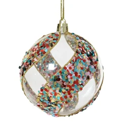 KAEMINGK Lot de 12 boules de Noël (D80 mm) Festive Multicolore Online