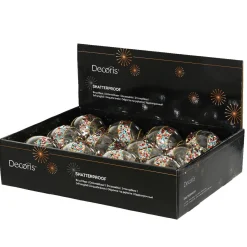 KAEMINGK Lot de 12 boules de Noël (D80 mm) Festive Multicolore Online