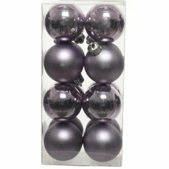 KAEMINGK Lot de 16 boules de Noël (D40 mm) Alpine Lilas Online