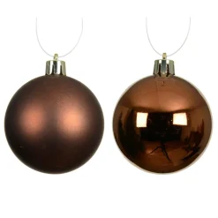 KAEMINGK Lot de 16 boules de Noël (D40 mm) Aravis Brun café New