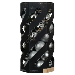 KAEMINGK Lot de 35 boules de Noël (D60 mm) Aravis Argent Online