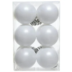 KAEMINGK Lot de 12 boules de Noël (D60 mm) Aravis Blanc Online