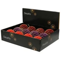 KAEMINGK Lot de 12 boules de Noël (D80 mm) Palais Royal Multicolore Online