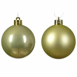 KAEMINGK Lot de 16 boules de Noël (D40 mm) Alpine Pistache Hot
