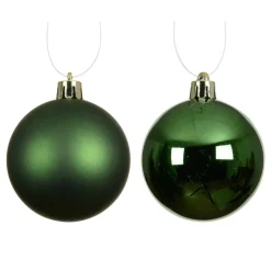 KAEMINGK Lot de 12 boules de Noël (D60 mm) Aravis Vert sapin New