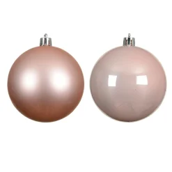 KAEMINGK Lot de 16 boules de Noël (D40 mm) Aravis Rose poudré Online