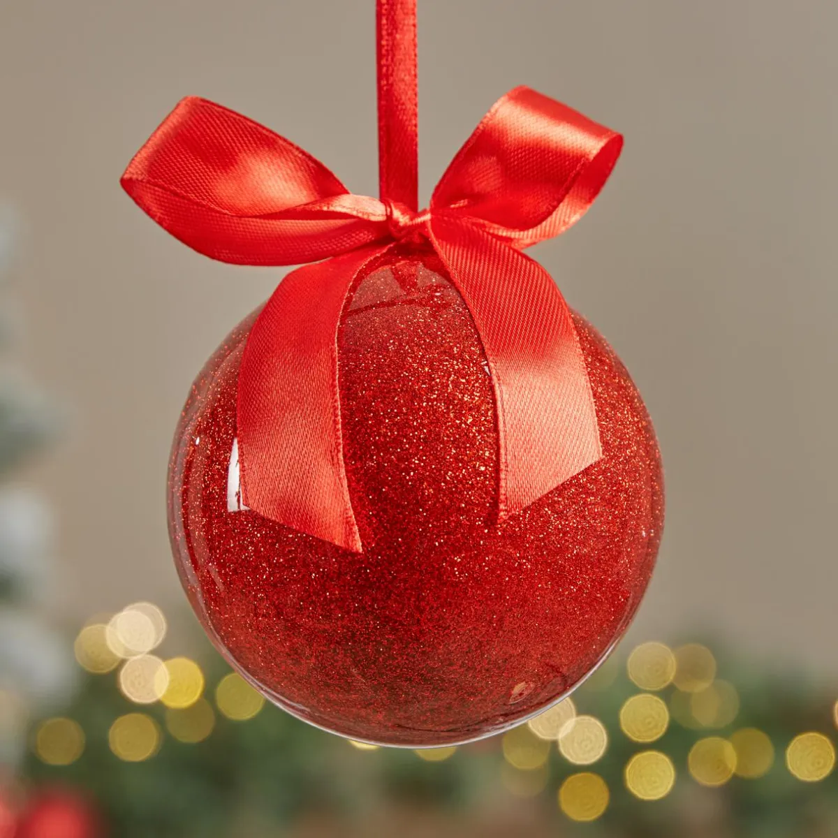 JJA Lot de 14 boules de Noël (D150 mm) Darling Rouge Hot