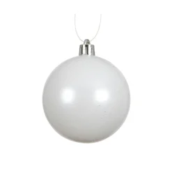 KAEMINGK Lot de 6 boules de Noël (D80 mm) Aravis Blanc New
