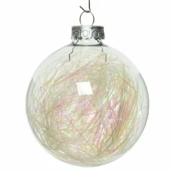 KAEMINGK Lot de 4 boules de Noël en verre (D70 mm) Filament Transparent Sale
