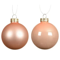 KAEMINGK Lot de 6 boules de Noël en verre (D80 mm) Boréal Pêche Clearance