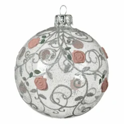 KAEMINGK Lot de 6 boules de Noël en verre (D80 mm) Rosita Transparent