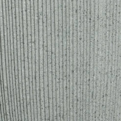 EMINZA Lot de 2 cache-pots d'extérieur (H57-48 cm) Lennox strié Gris clair Clearance