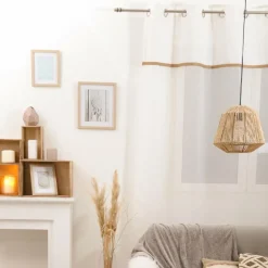 ATMOSPHERA Lot de 5 cadres photo en bois Ethnique Naturel Discount