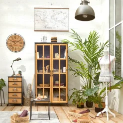 ATMOSPHERA Lot de 3 caisses cagettes (H15 cm) Colonial Naturel Hot