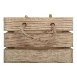 ATMOSPHERA Lot de 3 caisses cagettes (H15 cm) Colonial Naturel Hot