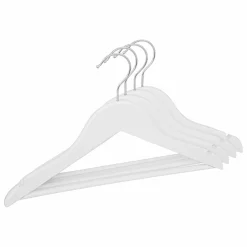 Atmosphera createur d'interieur for kids Lot de 4 cintres enfant bois Blanc Best